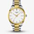 Tissot Mens PR 100 Two Tone White Dial Date Watch T150.410.22.011.00