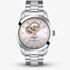 Tissot Gentlemen Silver Open Heart Dial Stainless Steel Bracelet Watch T127.407.11.031.01