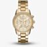 Michael Kors Bryant Gold Plated Chronograph Watch MK6356