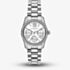 Michael Kors Ladies Lexington Silver Chronograph Watch MK4979