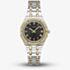 Guess Ladies Desire Two Tone Black Dial Crystal Watch GW0770L4