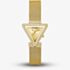 Guess Ladies Fame Gold Tone Triangular Crystal Watch GW0508L2