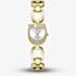 Guess Ladies Gia Gold Tone G Shape Crystal Watch GW0683L2