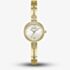 Guess Ladies Lovely Gold Tone Crystal Heart Watch GW0655L2