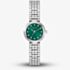 Guess Ladies Clara Silver Tone Green Dial Watch GW0930L1