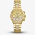 Guess Ladies Harlow Gold Plated Multifunction Dial Watch GW0950L2