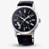Orient Mens Sun & Moon Black Dial Leather Strap Watch RA-AK0010B