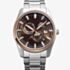 Orient Mens Stretto Sun & Moon Brown Dial Bracelet Watch RA-AK0313Y