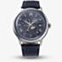 Orient Mens Bambino Sun & Moon Blue Dial Leather Strap Watch RA-AK0806L