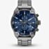 Diesel Mens Spiked Blue Chronograph Dial Bracelet Watch DZ4724