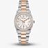 Bulova Surveyor Two Colour Mother Of Pearl Diamond Watch 98R283