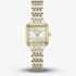 Bulova Ladies Sutton Square Two Colour Bracelet Watch 98L330
