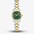 Bulova Ladies Surveyor Green Dial Two Colour Bracelet Watch 98L329