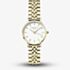 ROSEFIELD Ladies Small Edit White Dial Golden Bracelet Watch 26WSG-267