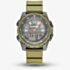 G Star Mens OPS 01 Green Dual Display Strap Watch GSW.502.03