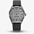 G Star Mens Originals Grey Dial Black Leather Strap Watch GSW.503.02
