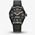 G Star Mens Originals Black Leather Strap Watch GSW.503.03