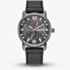 G Star Mens Rovic Black Leather Strap Watch GSW.509.02