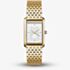ROSEFIELD Ladies Heirloom White Dial Golden Bracelet Watch HWGSG-H01