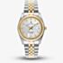 Jacques du Manoir Ladies Inspiration Classic Silver Dial Two-Tone Stainless Steel Bracelet Watch JWG02201