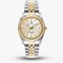 Jacques du Manoir Ladies Inspiration Classic Gold Dial Two-Tone Stainless Steel Bracelet Watch JWG02202