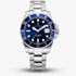 Jacques du Manoir Mens Pro Scuba Blue Dial Stainless Steel Bracelet Watch JWG02802