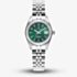 Jacques du Manoir Ladies Inspiration Classic Green Dial Stainless Steel Bracelet Watch JWL02103