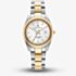 Jacques du Manoir Ladies Allure White Dial Two Tone Stainless Steel Bracelet Watch JWL03804