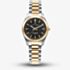 Jacques du Manoir Ladies Inspiration Prime Black Dial Two Tone Stainless Steel Bracelet Watch JWL03906