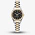Jacques du Manoir Ladies Inspiration Prime Black Dial Two Tone Bracelet Watch JWL04006