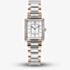 Jacques du Manoir Ladies Emily White Dial Rose Gold Two Tone Bracelet Watch JWL05504