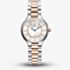 Jacques du Manoir Ladies Celine Silver Dial Two Tone Bracelet Watch JWL06003