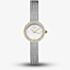 ROSEFIELD Ladies Mini Circle Pave Crystal White Dial Two Tone Bracelet Watch MWSMG-M06
