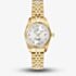 Jacques du Manoir Ladies Inspiration Elegance 26mm Silver Dial Gold Tone Bracelet Watch NRO.12
