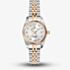 Jacques du Manoir Ladies Inspiration Elegance Silver Dial Rose Gold Two Tone Bracelet Watch NRO.24