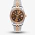 Jacques du Manoir Ladies Inspiration Elegance Brown Dial Two Tone Bracelet Watch NROP.25