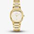 ROSEFIELD Ladies Gaia White Dial Golden Bracelet Watch ORCGSG-OR01