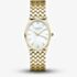 ROSEFIELD Ladies Oval White Mother of Pearl Golden Bracelet Watch OWGSG-OV01
