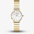 ROSEFIELD Ladies Small Edit White Mother of Pearl Dial Golden Bracelet Watch SEWGSG-SE02