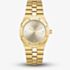 ROSEFIELD Ladies Rose Champagne Dial Golden Bracelet Watch SPCGSG-SP01