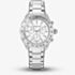 Swarovski Ladies Dextera Chronograph White Dial Bracelet Watch 5744561