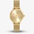 Olivia Burton Ladies Ultra Slim Bee Mesh Gold Watch 24000022
