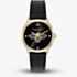 Olivia Burton Ladies Classic Bee Black Leather Strap Watch 24000344