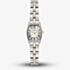 Olivia Burton Ladies Cambridge Silver Dial Two Tone Bracelet Watch 24000391