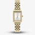 Olivia Burton Ladies Classic White Dial Gold Plated Stainless Steel Bracelet Watch 24000013