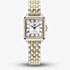 Tommy Hilfiger Ladies Mia Two Tone Square Silver Dial Bracelet Watch 1782915