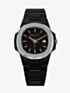 KAMAWATCH Limited Edition Fix Avant Garde Silver and Black Plastic Bracelet Watch KWPF30