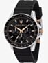 Maserati Mens Sfida Chronograph Black Rubber Strap Watch R8871640002