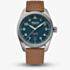 Alpina Mens Startimer Pilot Automatic Navy Dial Leather Watch AL-525NW4S36