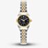Jacques du Manoir Ladies Mini Inspiration Two Tone Black Dial Watch JWL05105